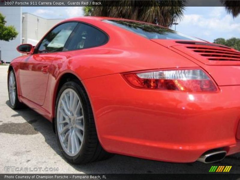 Guards Red / Black 2007 Porsche 911 Carrera Coupe