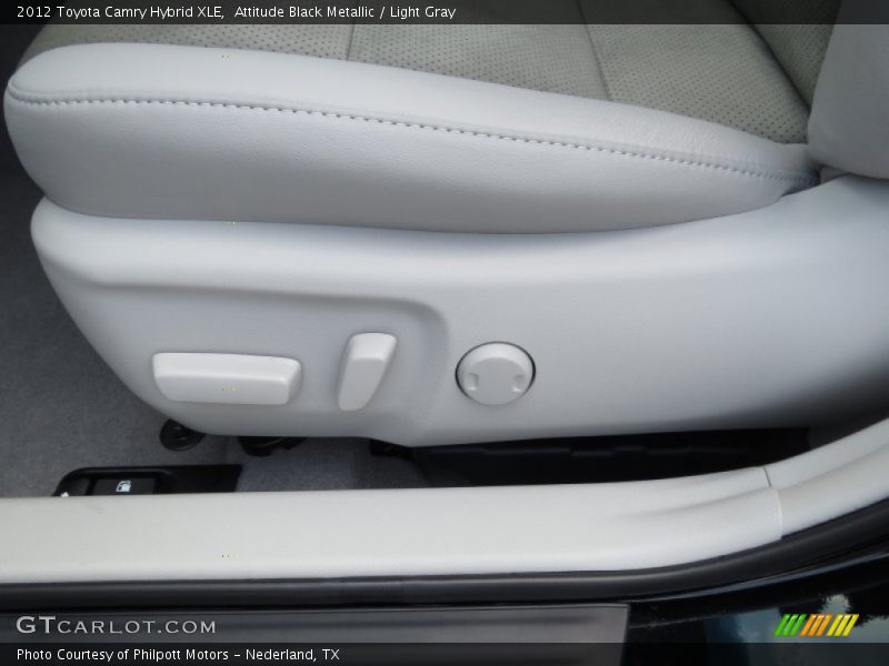 Attitude Black Metallic / Light Gray 2012 Toyota Camry Hybrid XLE