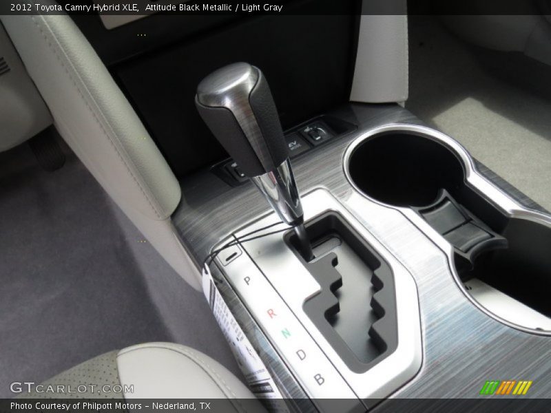Attitude Black Metallic / Light Gray 2012 Toyota Camry Hybrid XLE