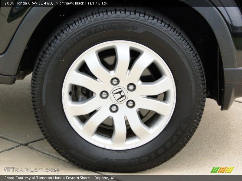Nighthawk Black Pearl / Black 2006 Honda CR-V SE 4WD