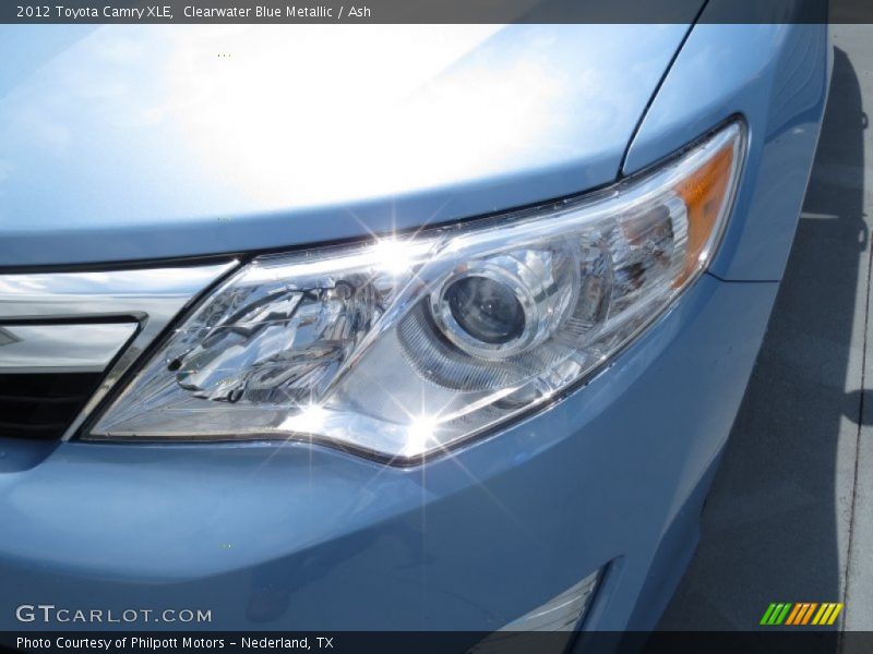 Clearwater Blue Metallic / Ash 2012 Toyota Camry XLE