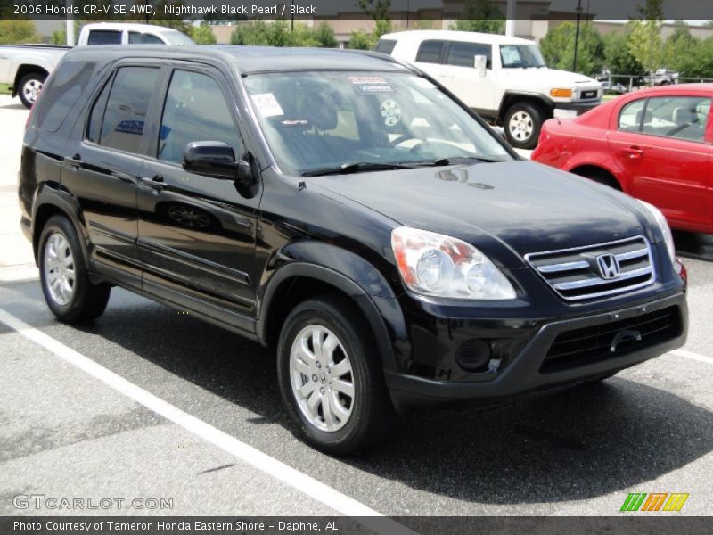 Nighthawk Black Pearl / Black 2006 Honda CR-V SE 4WD