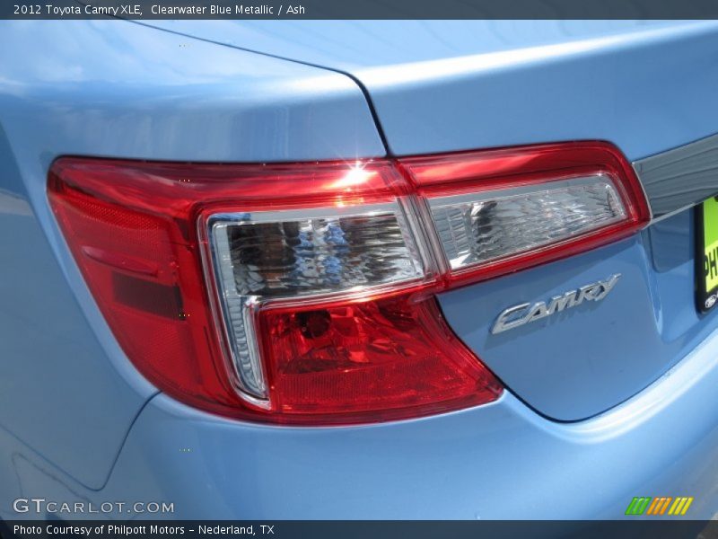 Clearwater Blue Metallic / Ash 2012 Toyota Camry XLE