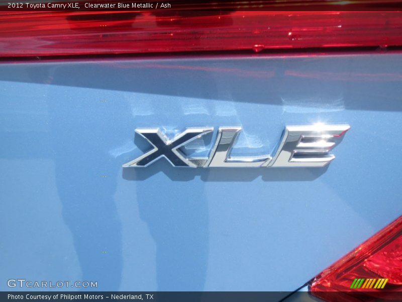 Clearwater Blue Metallic / Ash 2012 Toyota Camry XLE