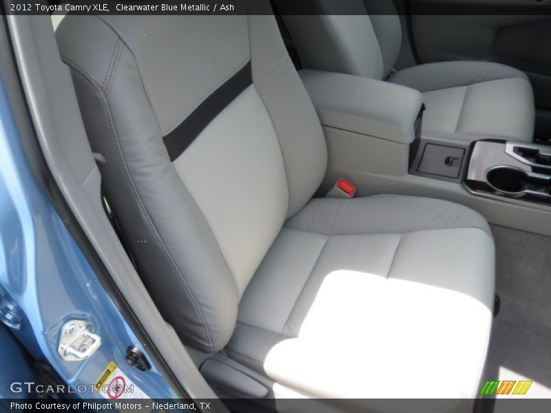 Clearwater Blue Metallic / Ash 2012 Toyota Camry XLE