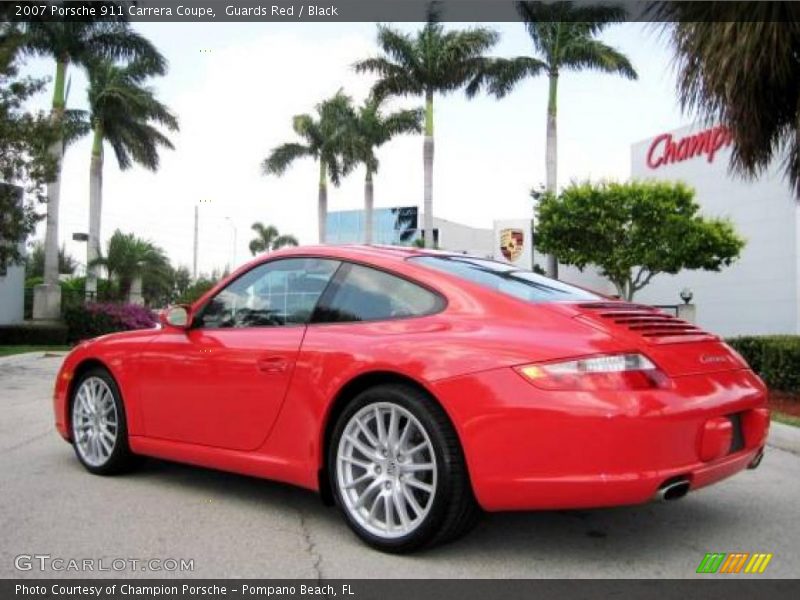 Guards Red / Black 2007 Porsche 911 Carrera Coupe