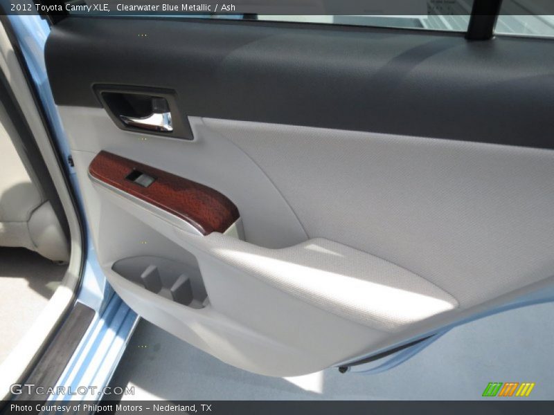 Clearwater Blue Metallic / Ash 2012 Toyota Camry XLE