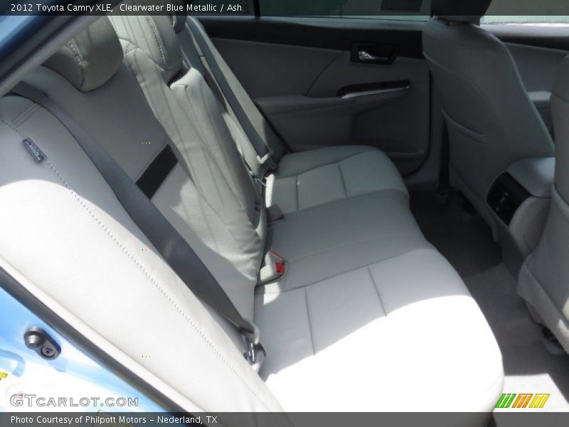 Clearwater Blue Metallic / Ash 2012 Toyota Camry XLE