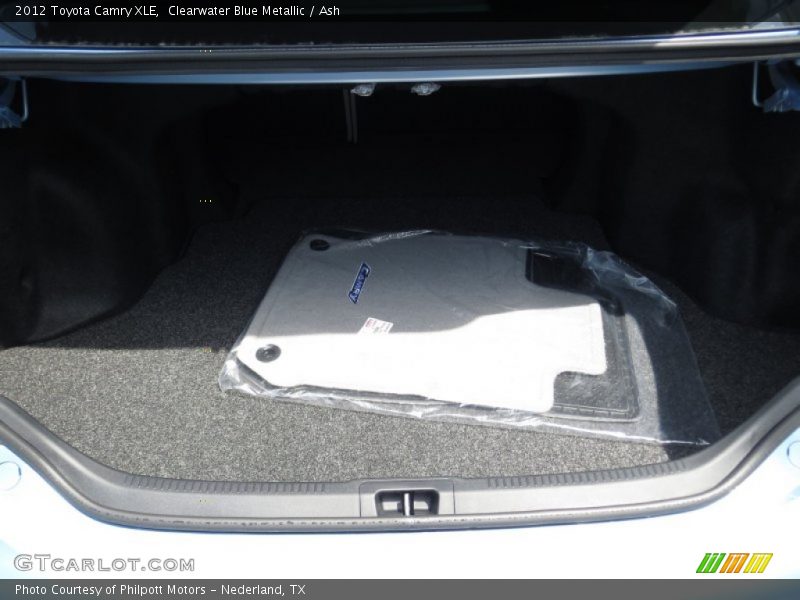 Clearwater Blue Metallic / Ash 2012 Toyota Camry XLE