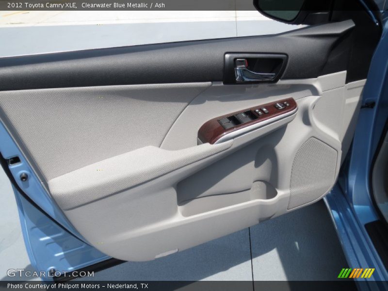 Clearwater Blue Metallic / Ash 2012 Toyota Camry XLE