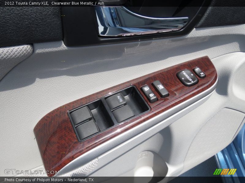 Clearwater Blue Metallic / Ash 2012 Toyota Camry XLE