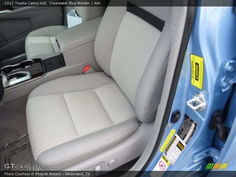 Clearwater Blue Metallic / Ash 2012 Toyota Camry XLE