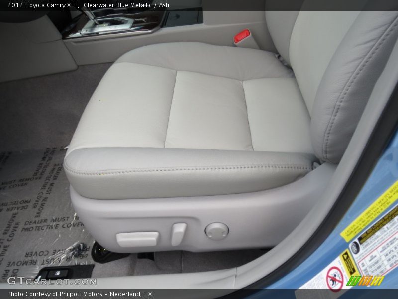 Clearwater Blue Metallic / Ash 2012 Toyota Camry XLE