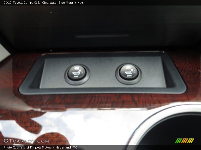Clearwater Blue Metallic / Ash 2012 Toyota Camry XLE