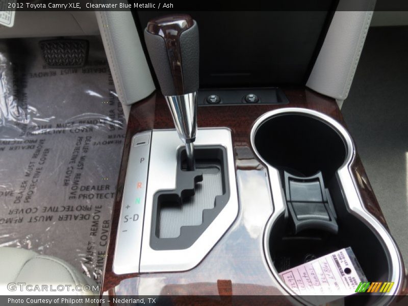 Clearwater Blue Metallic / Ash 2012 Toyota Camry XLE