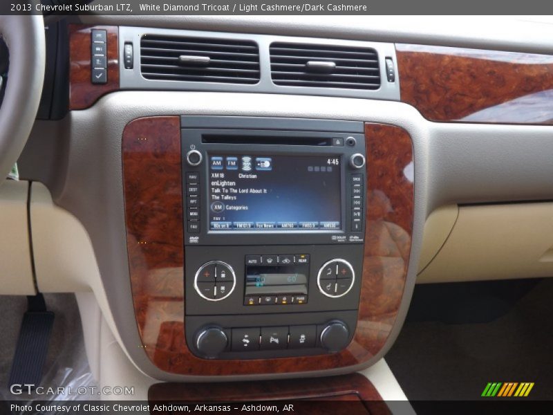 White Diamond Tricoat / Light Cashmere/Dark Cashmere 2013 Chevrolet Suburban LTZ