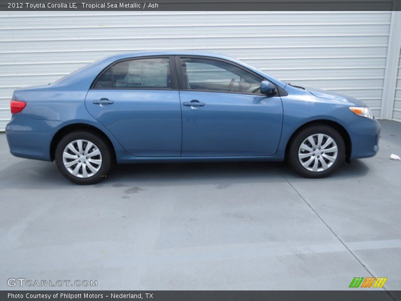 Tropical Sea Metallic / Ash 2012 Toyota Corolla LE