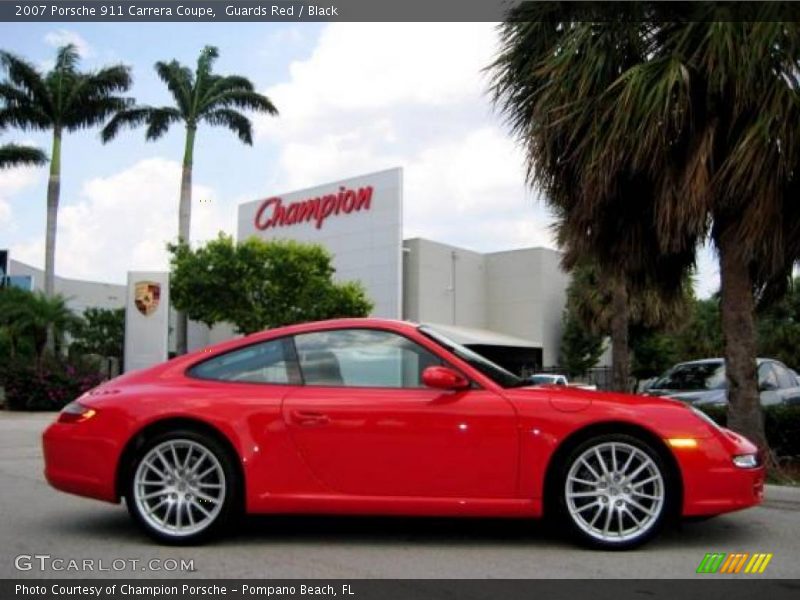 Guards Red / Black 2007 Porsche 911 Carrera Coupe