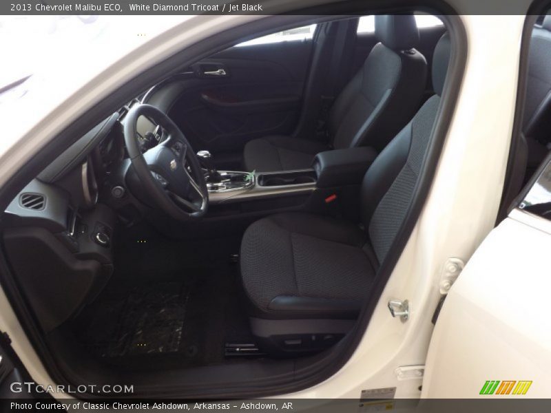 White Diamond Tricoat / Jet Black 2013 Chevrolet Malibu ECO