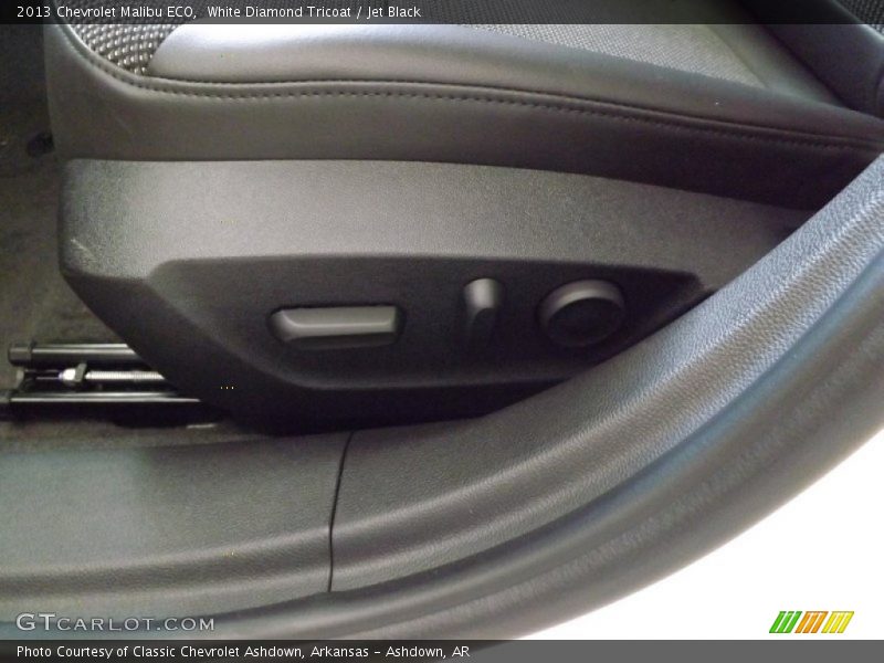 White Diamond Tricoat / Jet Black 2013 Chevrolet Malibu ECO