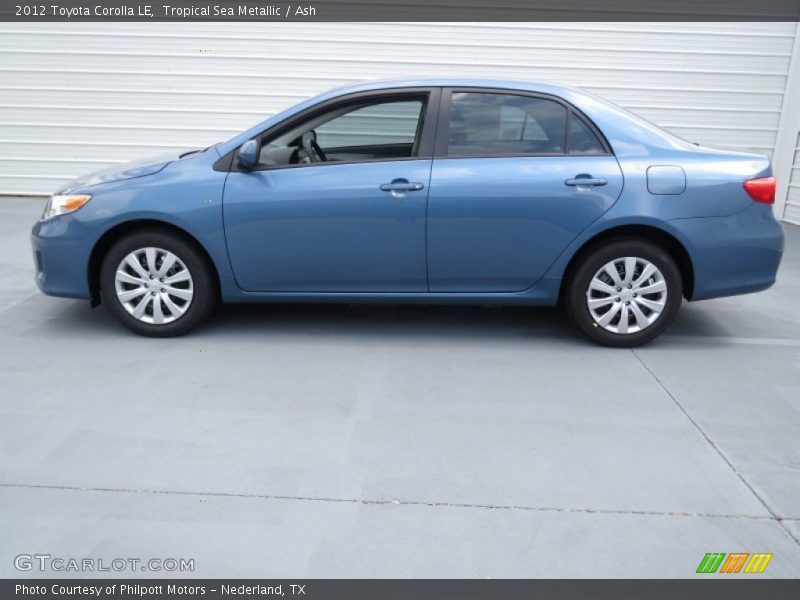 Tropical Sea Metallic / Ash 2012 Toyota Corolla LE