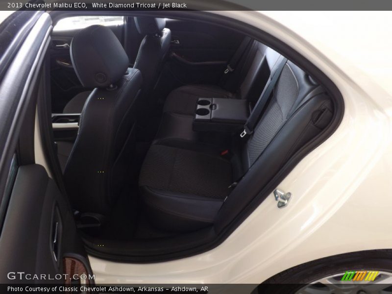White Diamond Tricoat / Jet Black 2013 Chevrolet Malibu ECO