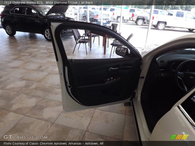 White Diamond Tricoat / Jet Black 2013 Chevrolet Malibu ECO