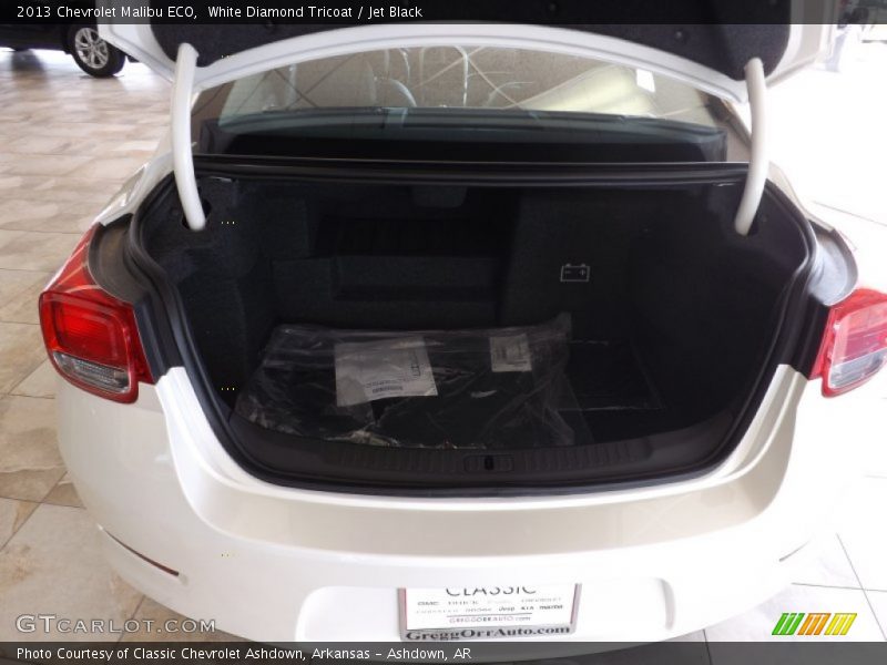 White Diamond Tricoat / Jet Black 2013 Chevrolet Malibu ECO