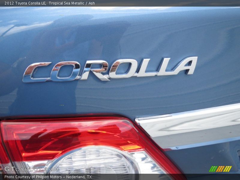 Tropical Sea Metallic / Ash 2012 Toyota Corolla LE