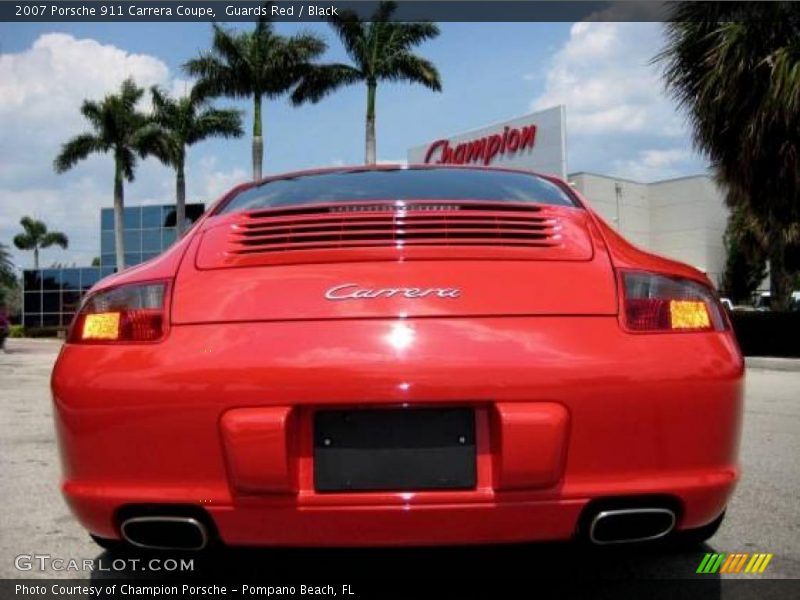 Guards Red / Black 2007 Porsche 911 Carrera Coupe
