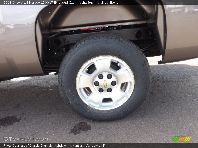 Mocha Steel Metallic / Ebony 2013 Chevrolet Silverado 1500 LT Extended Cab