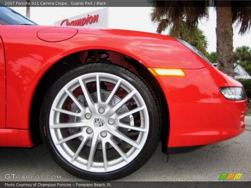 Guards Red / Black 2007 Porsche 911 Carrera Coupe