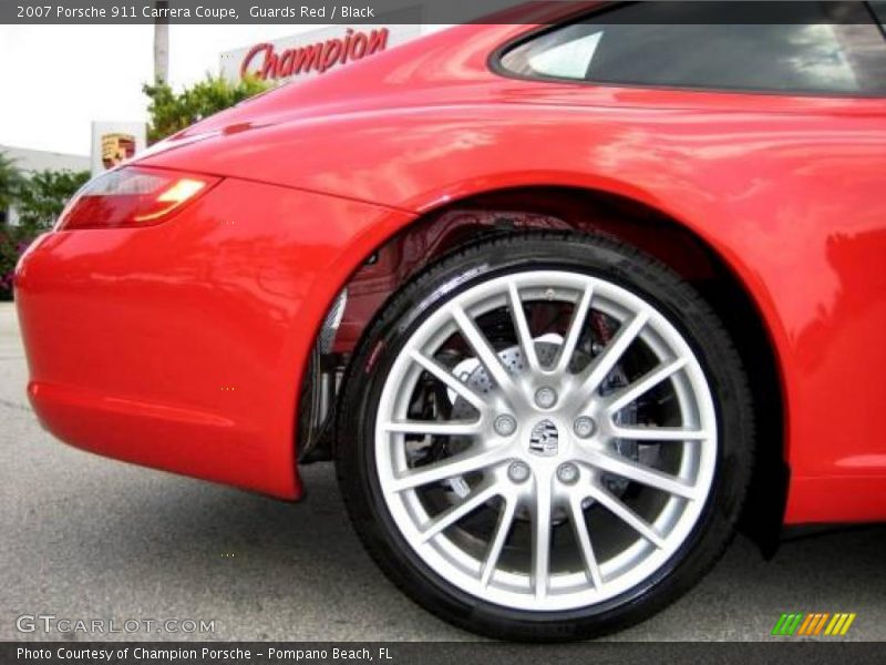 Guards Red / Black 2007 Porsche 911 Carrera Coupe