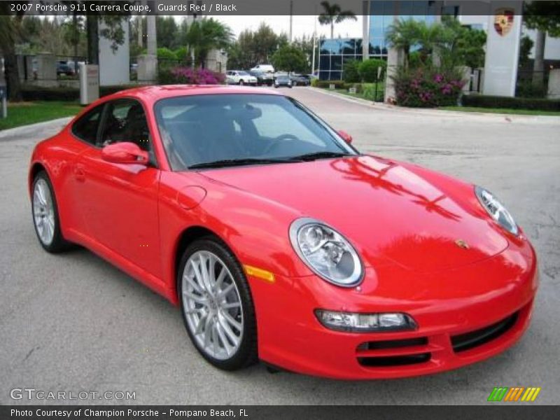 Guards Red / Black 2007 Porsche 911 Carrera Coupe