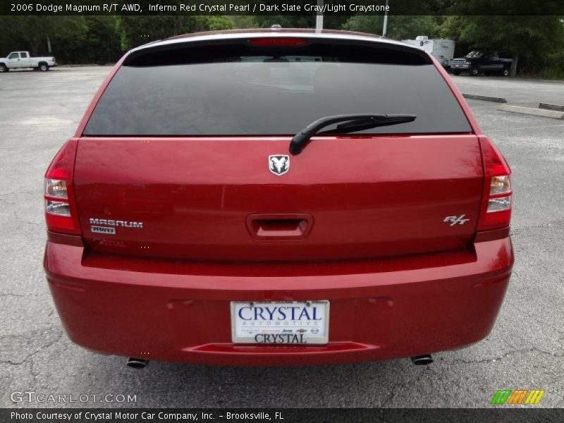 Inferno Red Crystal Pearl / Dark Slate Gray/Light Graystone 2006 Dodge Magnum R/T AWD