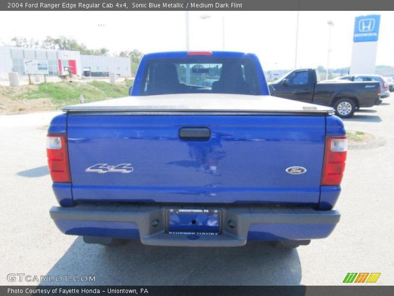 Sonic Blue Metallic / Medium Dark Flint 2004 Ford Ranger Edge Regular Cab 4x4