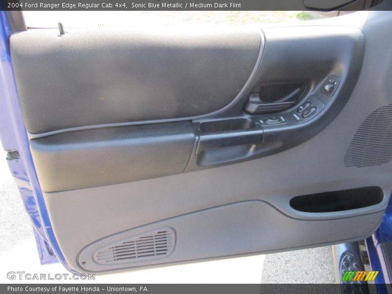 Sonic Blue Metallic / Medium Dark Flint 2004 Ford Ranger Edge Regular Cab 4x4