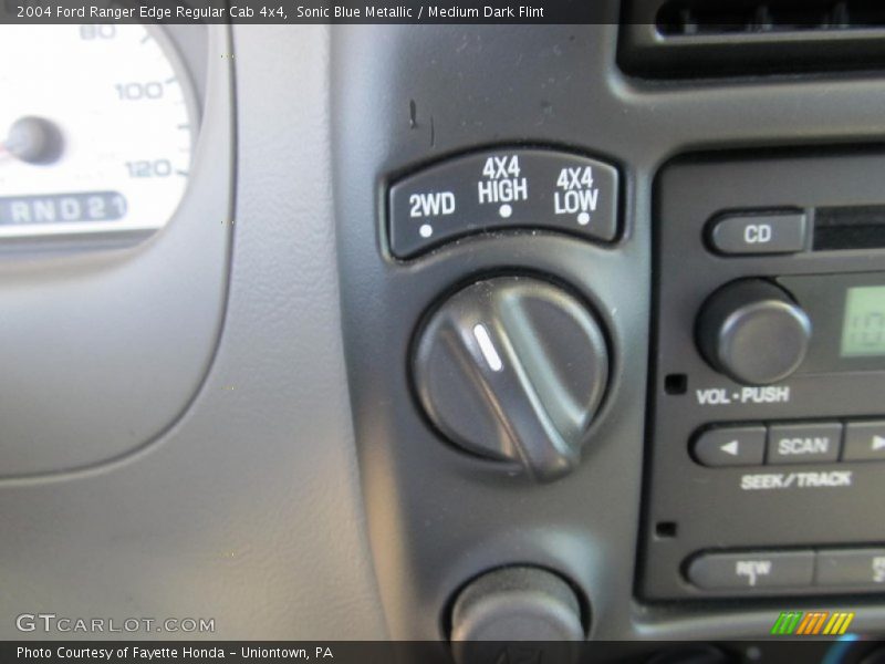 Controls of 2004 Ranger Edge Regular Cab 4x4