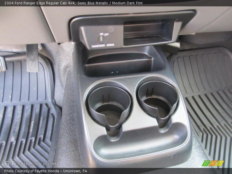Sonic Blue Metallic / Medium Dark Flint 2004 Ford Ranger Edge Regular Cab 4x4