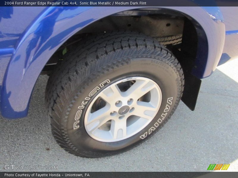 Sonic Blue Metallic / Medium Dark Flint 2004 Ford Ranger Edge Regular Cab 4x4