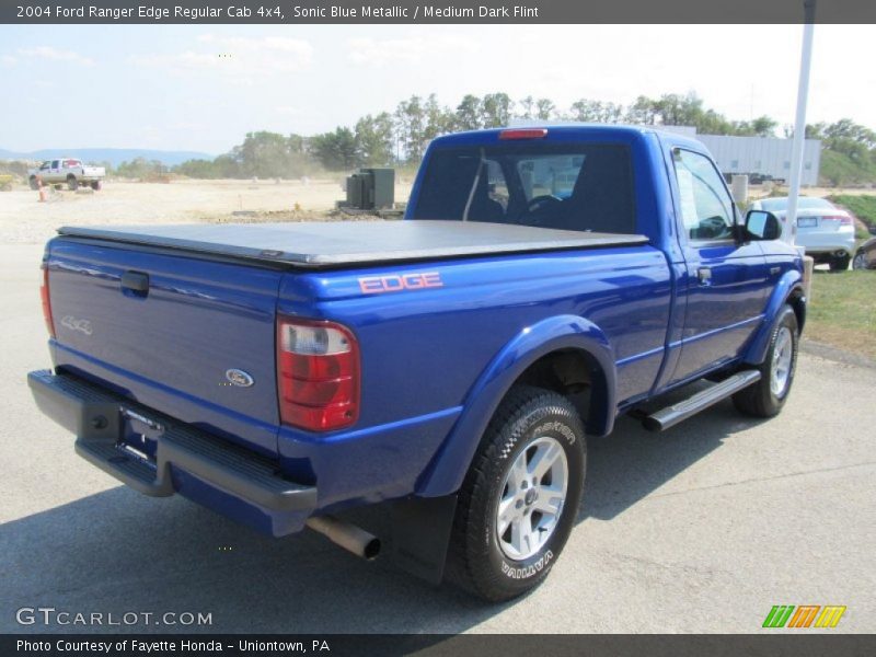 Sonic Blue Metallic / Medium Dark Flint 2004 Ford Ranger Edge Regular Cab 4x4