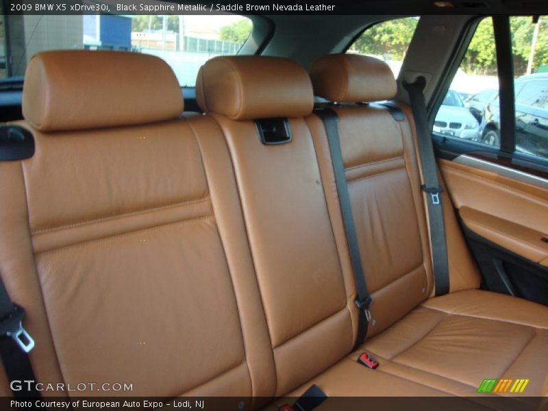 Black Sapphire Metallic / Saddle Brown Nevada Leather 2009 BMW X5 xDrive30i