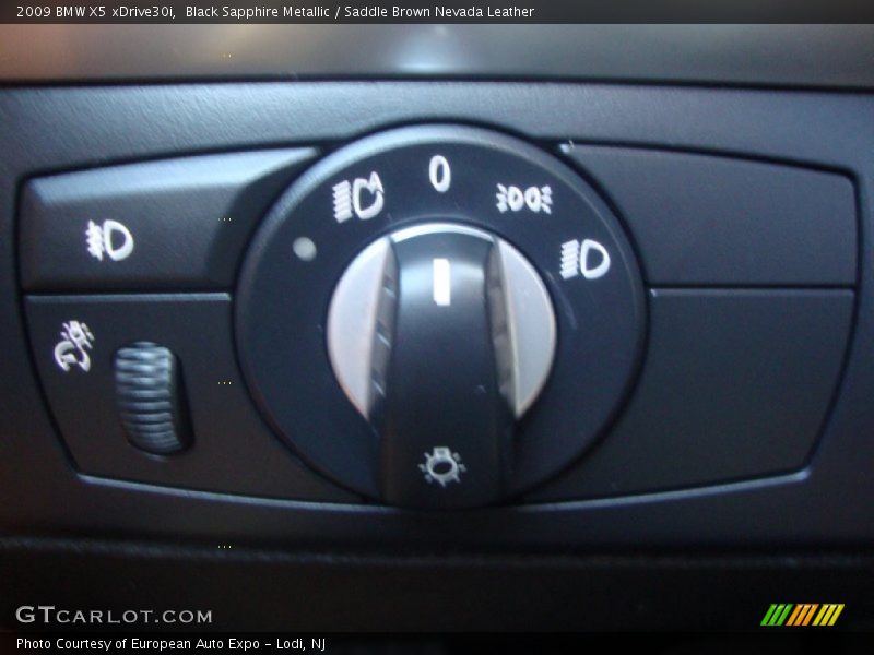 Black Sapphire Metallic / Saddle Brown Nevada Leather 2009 BMW X5 xDrive30i