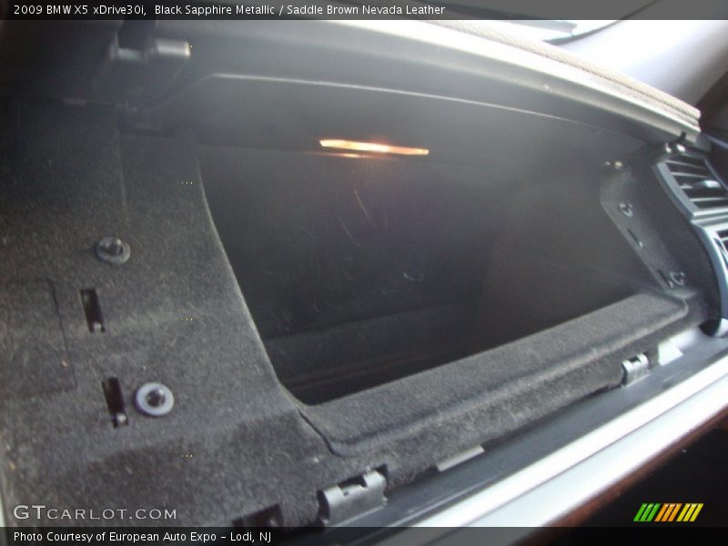 Black Sapphire Metallic / Saddle Brown Nevada Leather 2009 BMW X5 xDrive30i