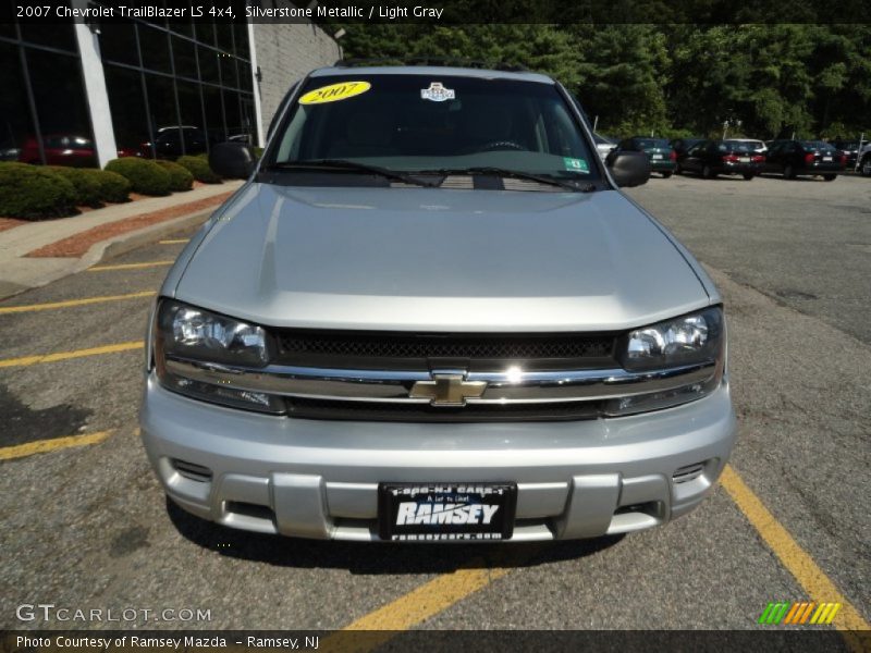 Silverstone Metallic / Light Gray 2007 Chevrolet TrailBlazer LS 4x4