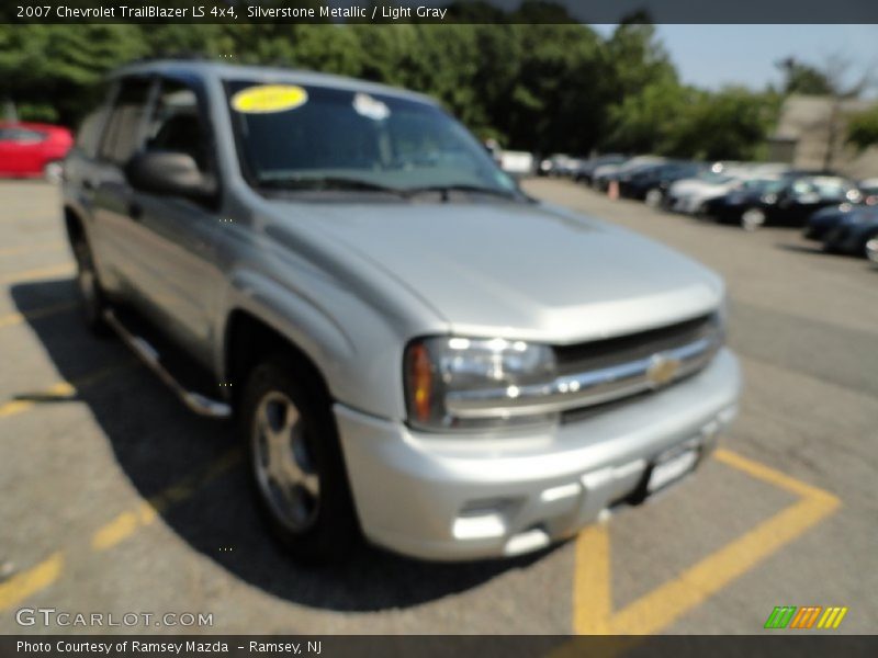 Silverstone Metallic / Light Gray 2007 Chevrolet TrailBlazer LS 4x4