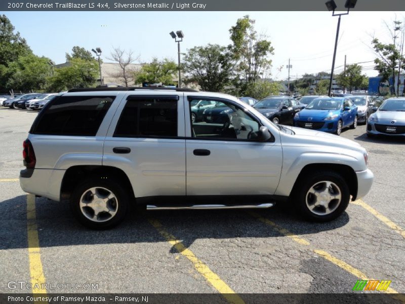 Silverstone Metallic / Light Gray 2007 Chevrolet TrailBlazer LS 4x4