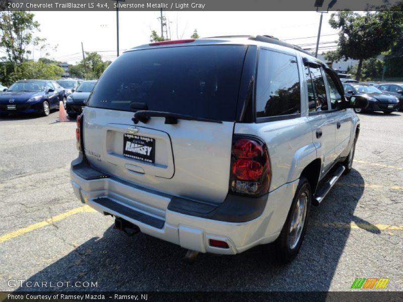 Silverstone Metallic / Light Gray 2007 Chevrolet TrailBlazer LS 4x4
