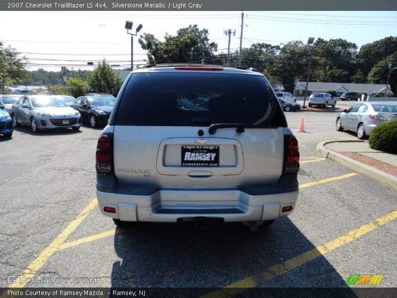 Silverstone Metallic / Light Gray 2007 Chevrolet TrailBlazer LS 4x4