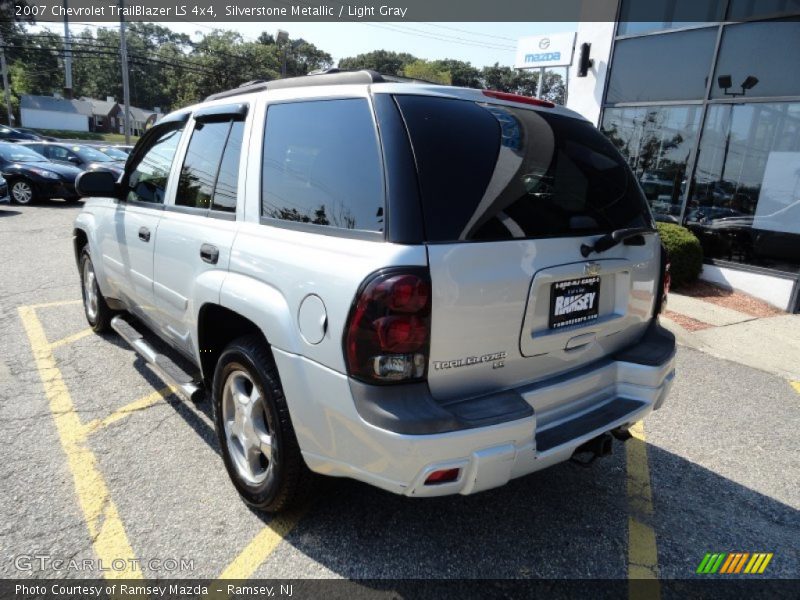 Silverstone Metallic / Light Gray 2007 Chevrolet TrailBlazer LS 4x4